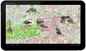 Tourist map of Berlin in augmented reality - source: Yasmin Dadas